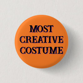 Award-Button "Most Creative Costume" Button