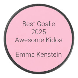 Award in Carnation Pink: Eishockey Puck