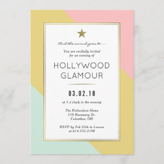 Award Viewing Oscar Party Movie Party Einladung