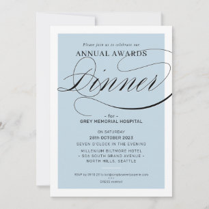 AWARDS DINNER-Veranstaltung extravagant, elegant u Einladung