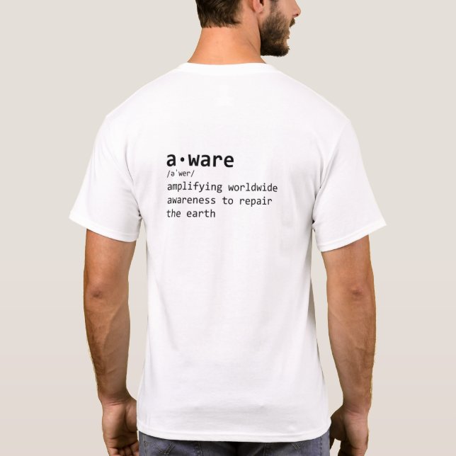 AWARE-T - Shirt "Definition" (Rückseite)