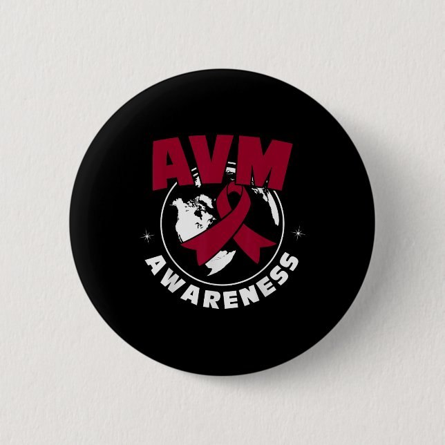 Awareness Arteriovenöse Malformation Button (Vorderseite)