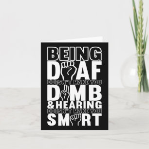 Awareness Asign Language American Sign Language Karte