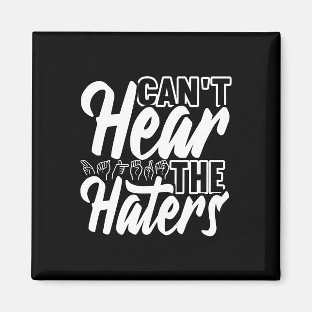 Awareness Asign Language American Sign Language Magnet (Vorne)