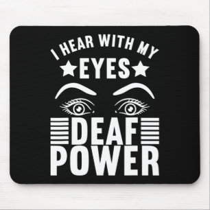 Awareness Asign Language American Sign Language Mousepad