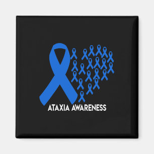 Awareness Blue Ribbon Geschenk Magnet