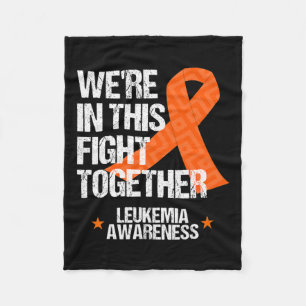 Awareness Family Fight Orange Ribbon Geschenk Fleecedecke