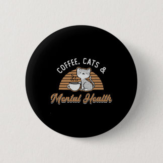 Awareness Raise Anxiety Anxie Coffee Cats And Ment Button