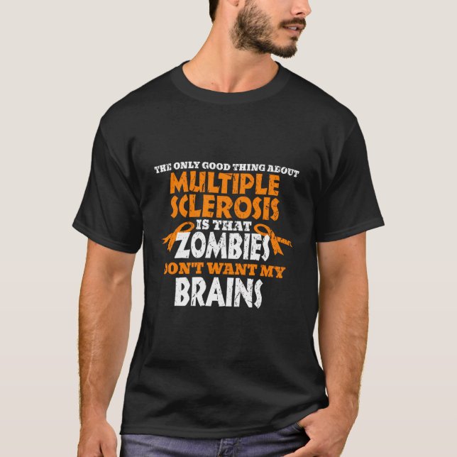 Awareness Shirt Zombies Will mir nicht (Vorderseite)