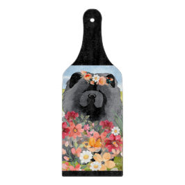 AWASSE IN LICHTschwarz - Blauer Hund Schneidebrett