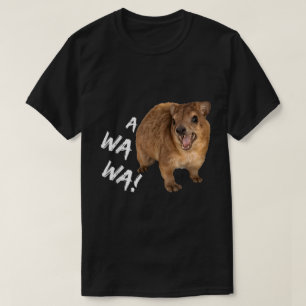 Awawa! Angry Screaming Hyrax Meme T-Shirt
