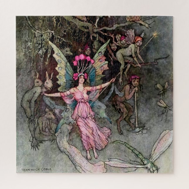 „Away Down Under“ von Warwick Goble Puzzle (Vertikal)