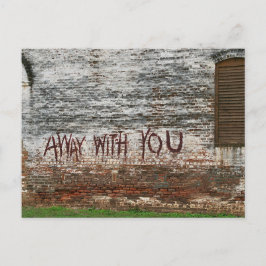 Away with You Postkarte