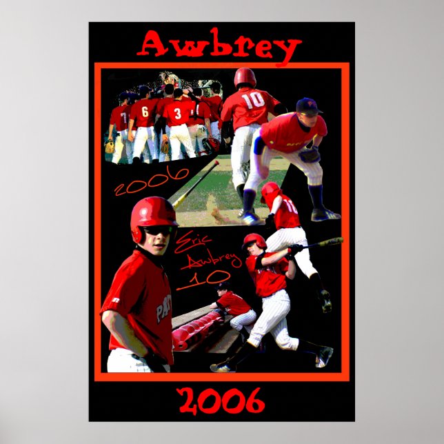 Awbrey Freshman Baseball Poster (Vorne)