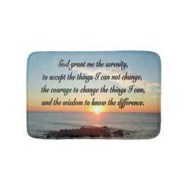 AWE INSPIRIERE SERENITY PRAYER DESIGN BADEMATTE