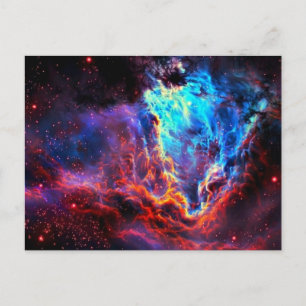 Awe-Inspirierend Farbkomposite-Sternennebel Postkarte