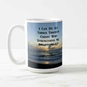 AWE-INSPIRING PHILIPPIANS 4:13 SCRIPTURE VERSE TASSE