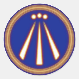 Awen (Glowign) Runder Aufkleber