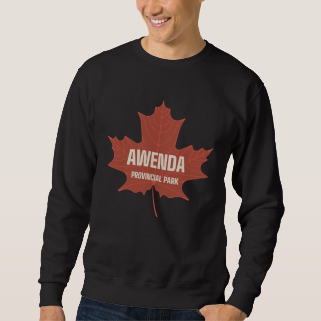 Awenda Provincial Park Ontario Canada Canadian Lea Sweatshirt (Vorderseite)