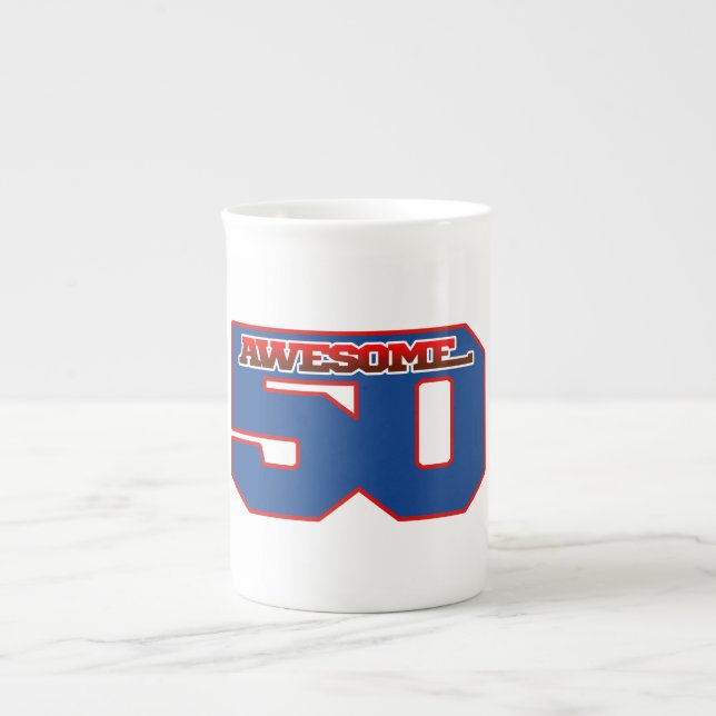awesome 50 prozellantasse (Vorderseite)