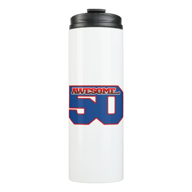awesome 50 thermosbecher (Vorderseite)