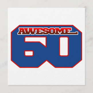 awesome 60 einladung