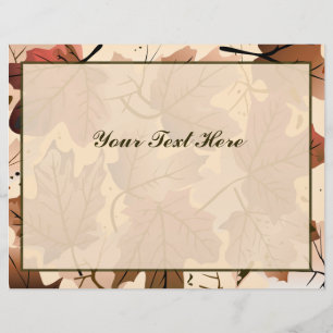 Awesome Autumn Leaves Personalized Flyer