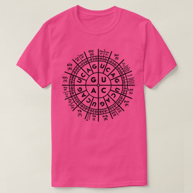 Awesome Biology Shirt Genetic Code Sun Science Bio (Design vorne)