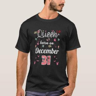 Awesome born on December 31st flowers 31 December  T-Shirt