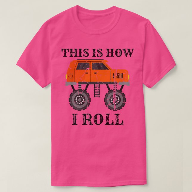 Awesome Car Truckers Cool Monster Truck This Is Ho T-Shirt (Design vorne)
