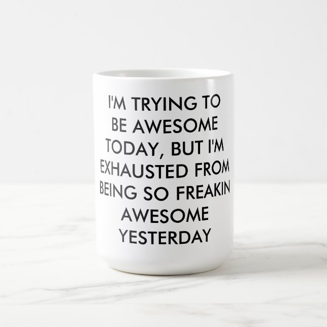 AWESOME COFFEE MUG! KAFFEETASSE (Mittel)