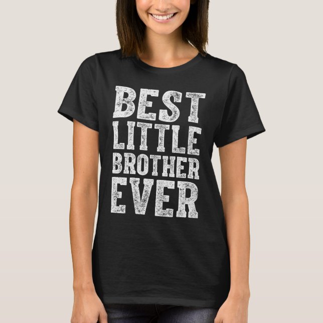 Awesome Cool Lil Bro  Best Little Brother Ever T-Shirt (Vorderseite)