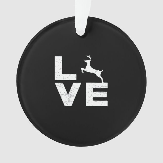 Awesome Deer Lover Trendy AesthetiAcrylic Ornament (Vorderseite)