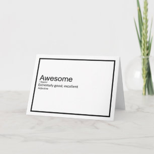 Awesome Definition Note Card Karte