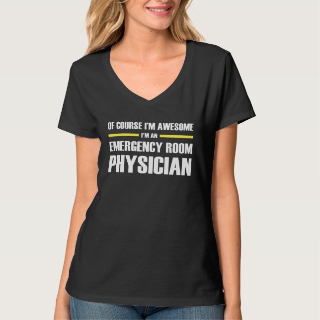 Awesome Emergency Room Physician T-Shirt (Vorderseite)