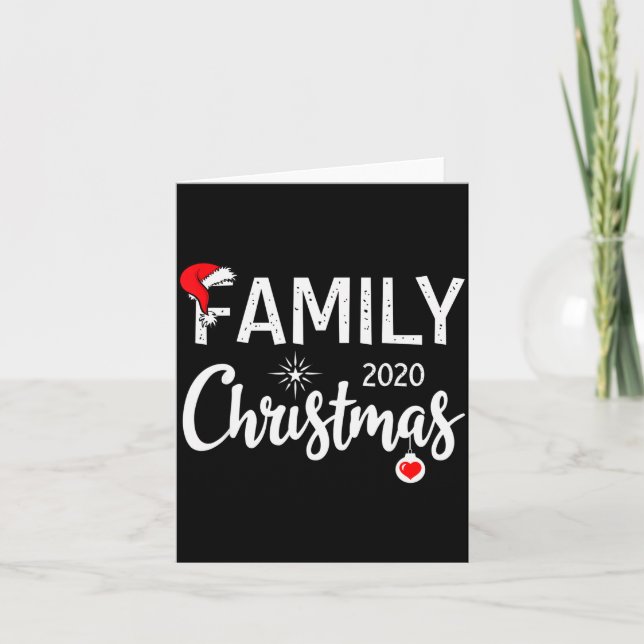 Awesome Family Christmas 2020  Karte (Vorderseite)