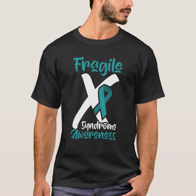 Awesome Gloves For Fighter Fragile X Syndrome T-Shirt (Vorderseite)