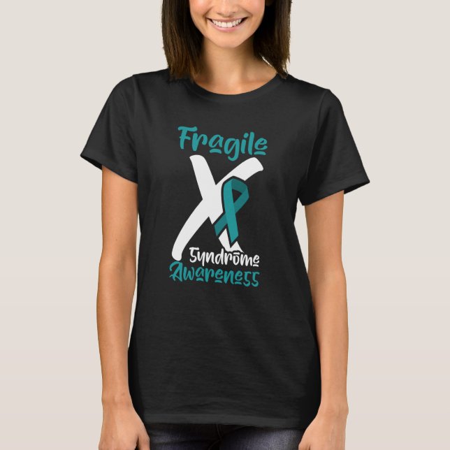 Awesome Gloves For Fighter Fragile X Syndrome T-Shirt (Vorderseite)