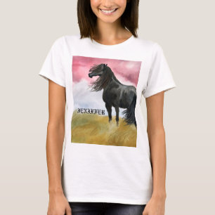 Awesome Horse Watercolor T-Shirt