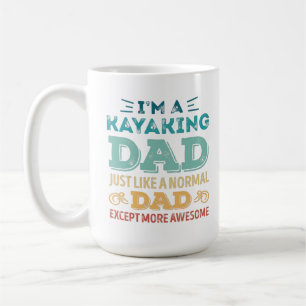 Awesome Kayaking Dad Fathers Day Funny Gift Kaffeetasse