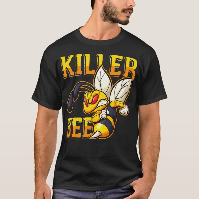 Awesome Killer Bee Hornet Yellowjacket Honeybee Lo T-Shirt (Vorderseite)