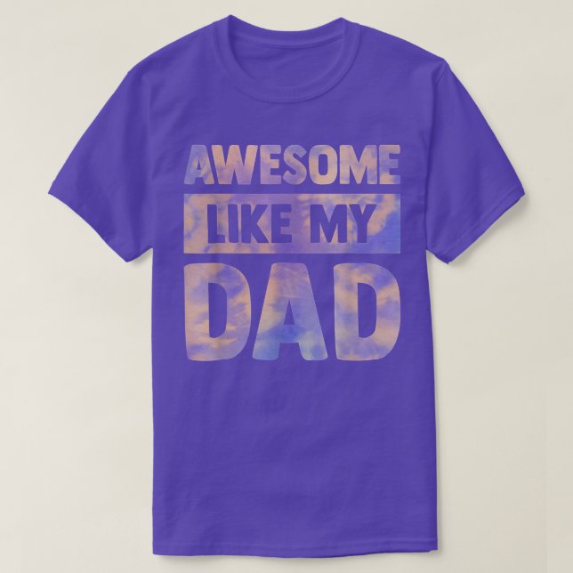 Awesome Like My Dad Matching Birthday Family Kids  T-Shirt (Design vorne)