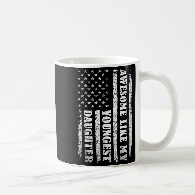 Awesome Like My Youngest Daughter Men Funny For Da Kaffeetasse (Rechts)