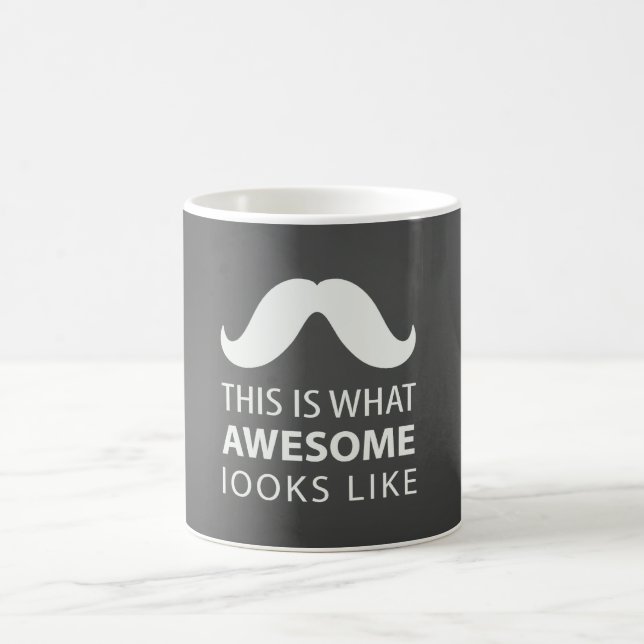 Awesome Mustache Kaffeetasse (Mittel)
