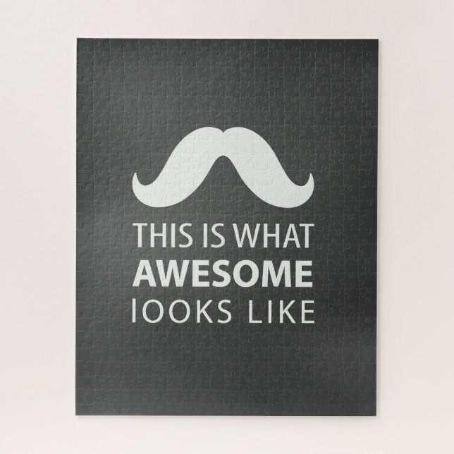 Awesome Mustache Puzzle (Vertikal)