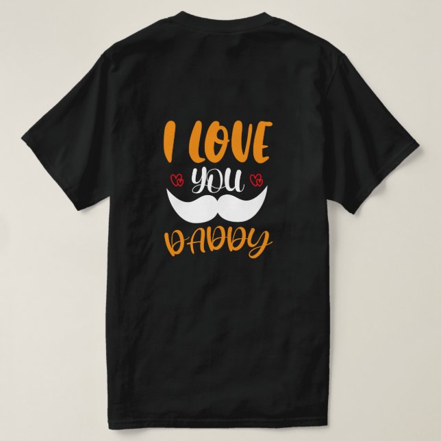 Awesome Papa T-Shirt (Design Rückseite)
