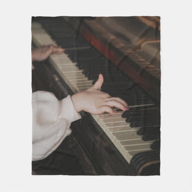 Awesome Piano Artwork Fleecedecke (Vorderseite)
