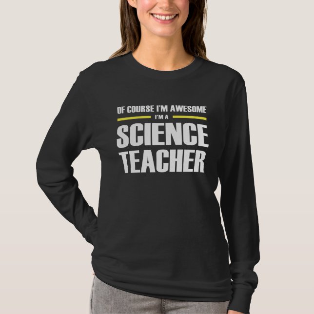 Awesome Science Teacher T-Shirt (Vorderseite)