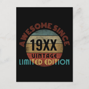 AWESOME SEIT 19XX LIMITED EDITION POSTKARTE
