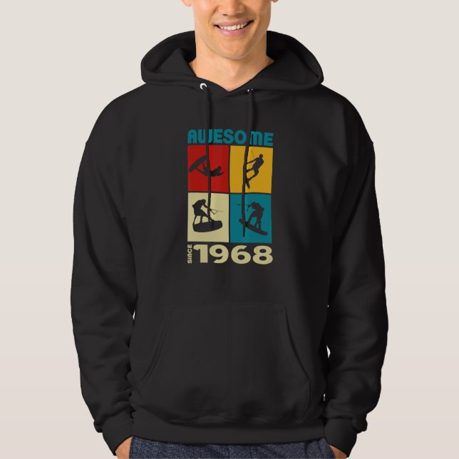 Awesome since 1968  Wakeboard lifestyle Hoodie (Vorderseite)